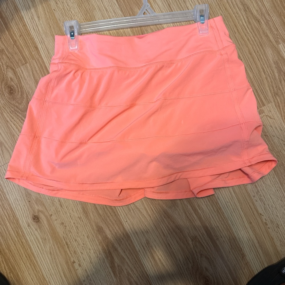 🍑 lululemon athletica Pace Rival Coral Skirt Tall (sz 6)